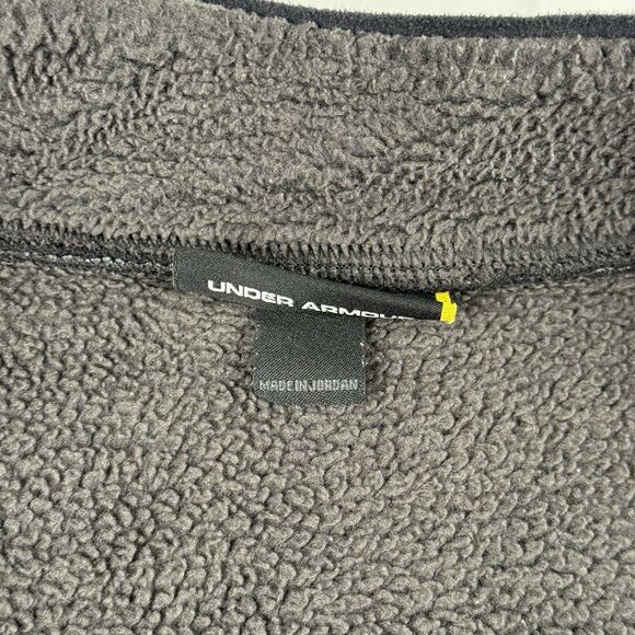 Under Armour Fleece Lined Large Semi-Fitted Womens Jacket - Black with Gray 2011 - Picture 7 of 16
